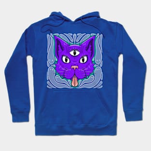 Third Eye Cat Summons Spirits Hoodie